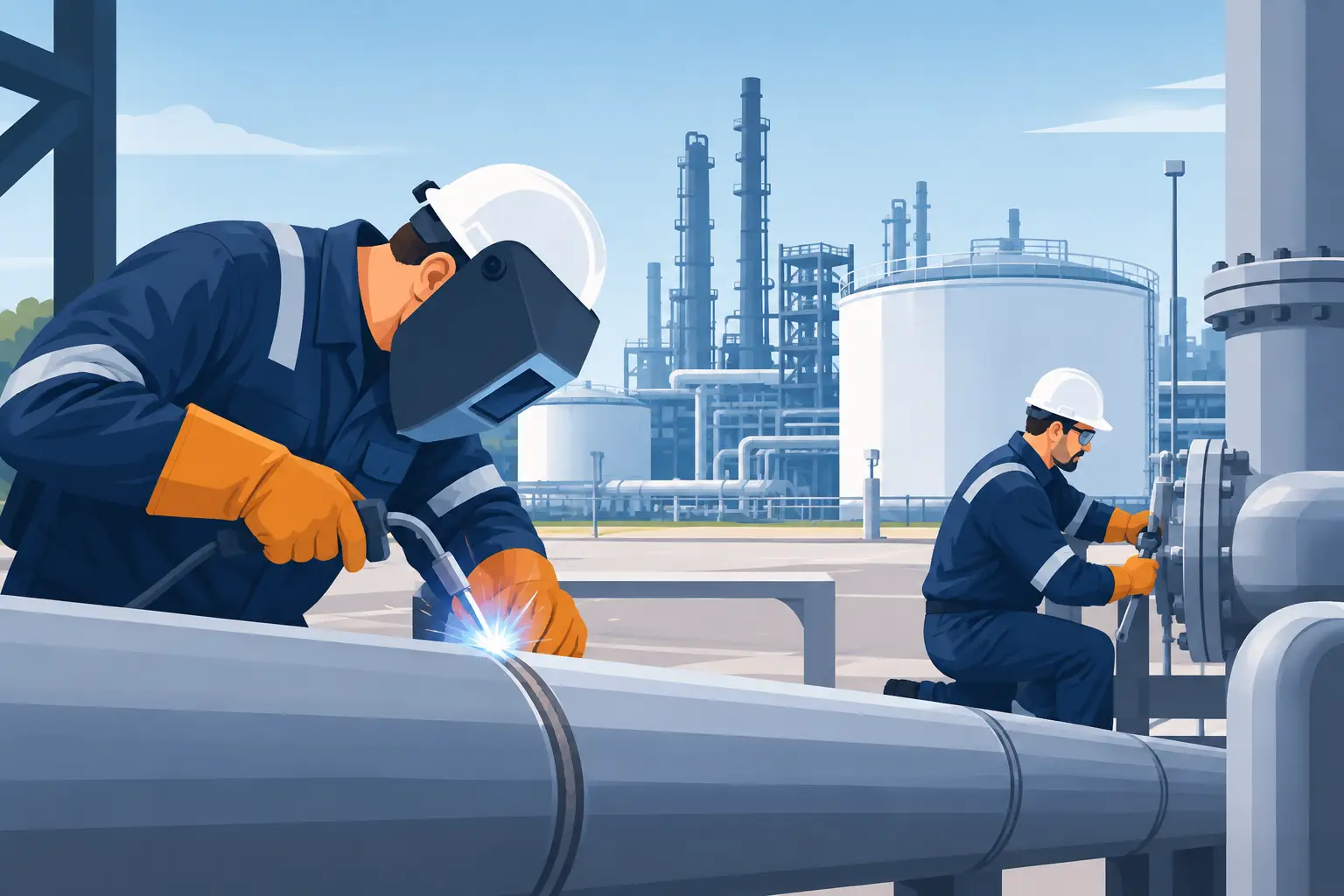 Fitters and Boilermakers for Critical Sites
